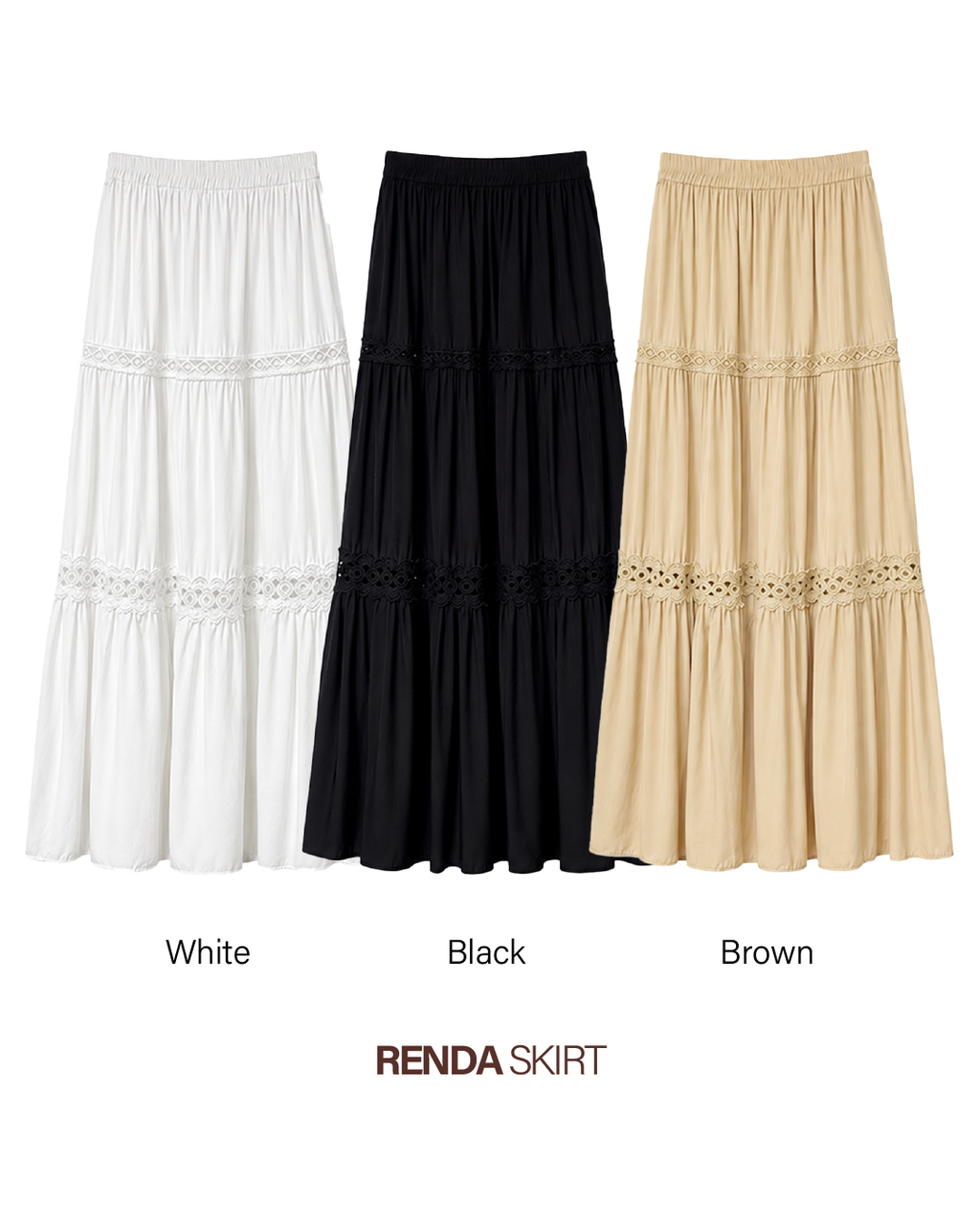 Renda Skirt - Black