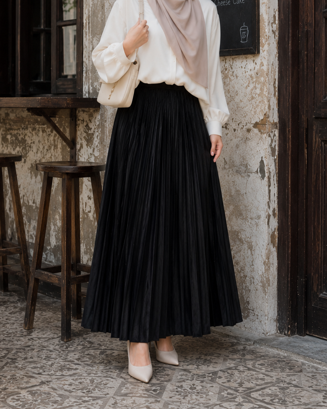 YOU Edition Pleated Skirt - Black