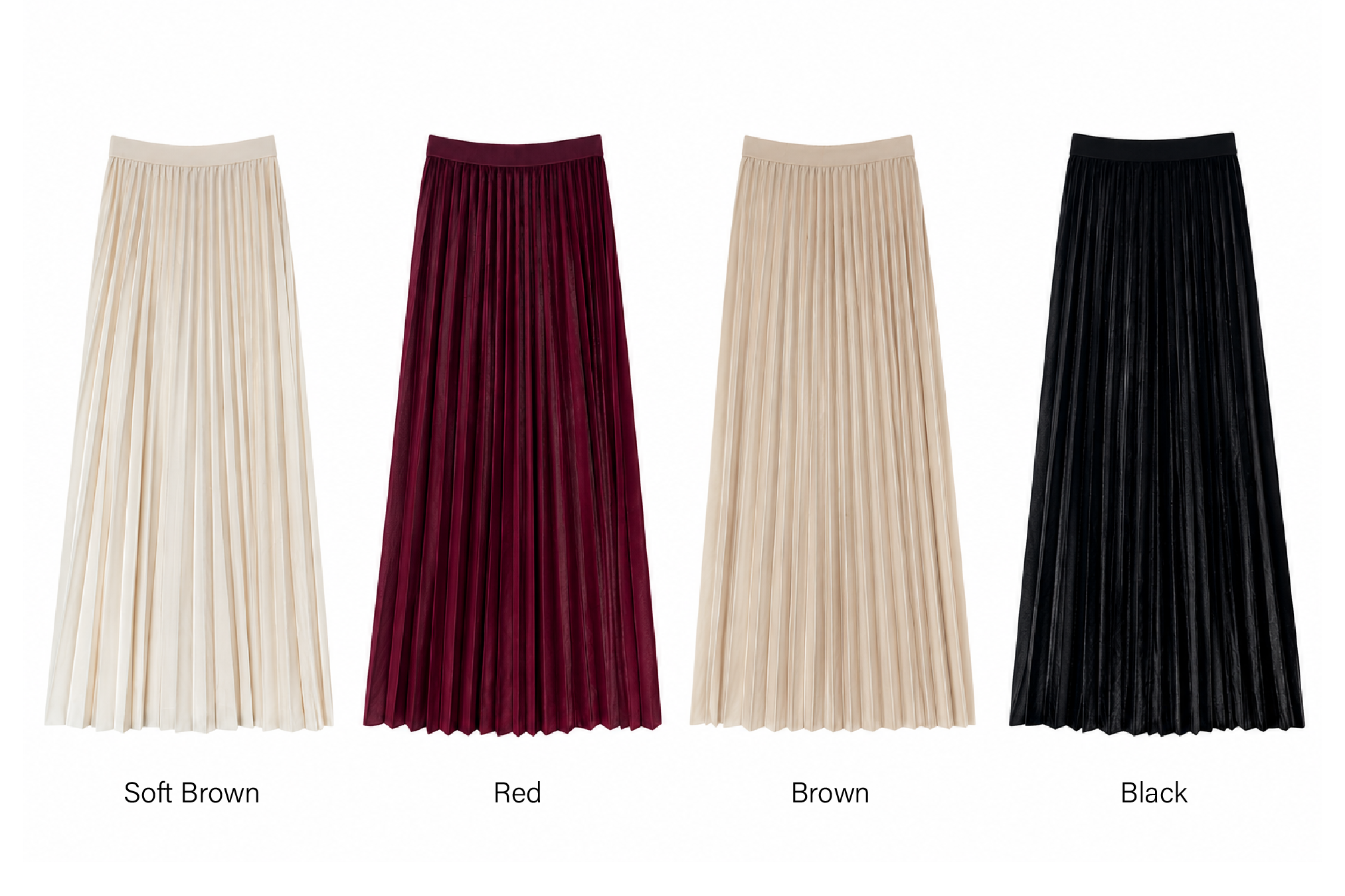 YOU Edition Pleated Skirt - Red