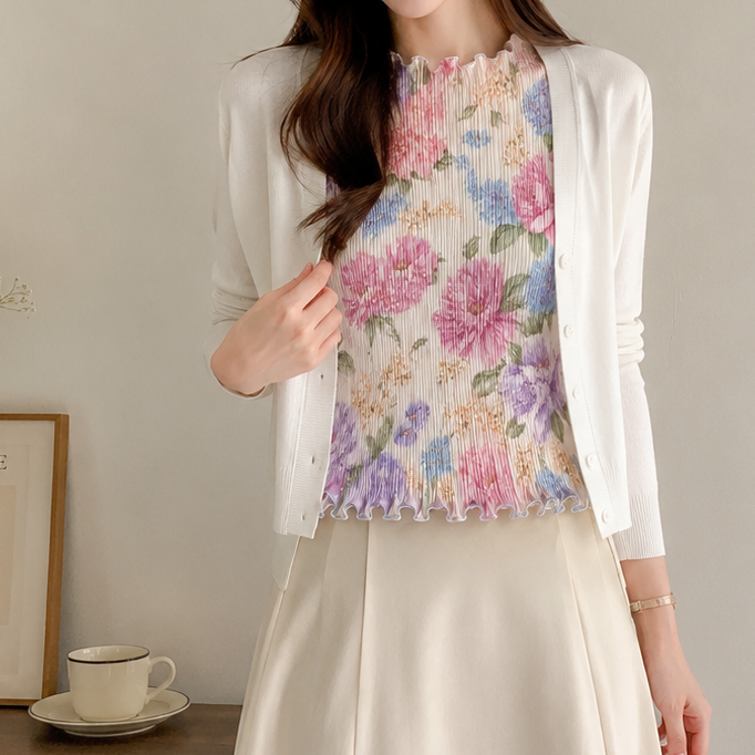 [PRE-ORDER] AERA Pleated Top