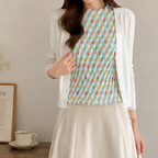 [PRE-ORDER] AERA Pleated Top - Daisy