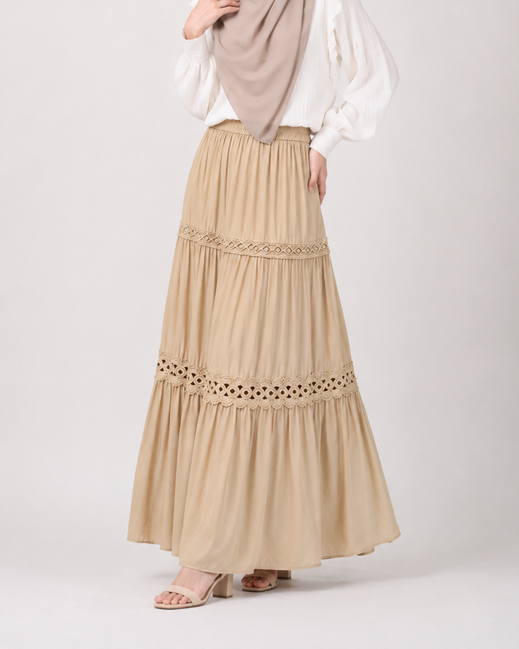 Renda Skirt - Brown